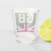 Verre A Shot British Racing Green (Dos)