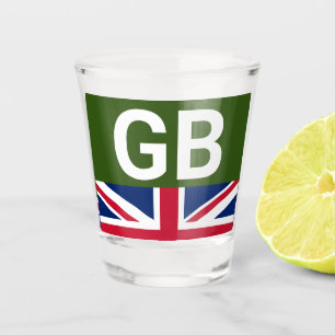 Verre A Shot British Racing Green