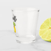 Verre A Shot Brosse Script Limoncello Aquarelle Citron (Droite)