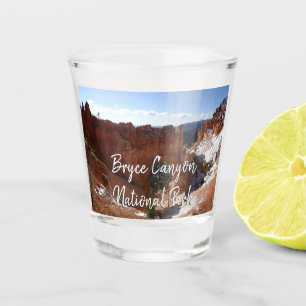 Verre A Shot Bryce Canyon Pont naturel Paysage neigeux Photo