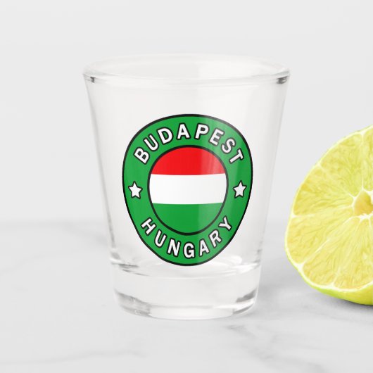Verre A Shot Budapest Hongrie (Devant)