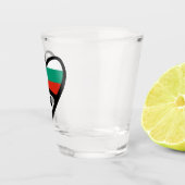 Verre A Shot Bulgarie Code Pays Coeur Drapeau, BGR (Droite)