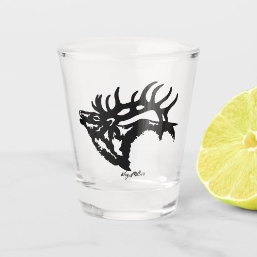 Verre A Shot Bull Elk (Devant)