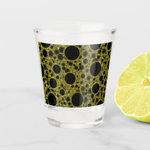 Verre A Shot Bulles d'espace - Paillettes Or
