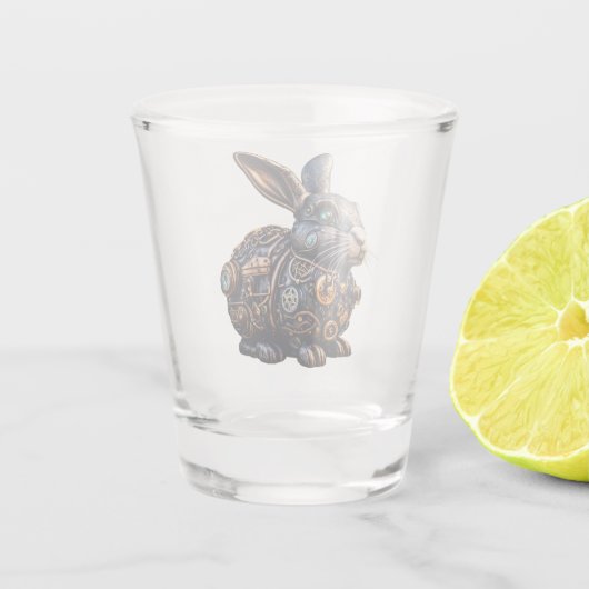 Verre A Shot Bunny de Pâques Steampunk (Dos)