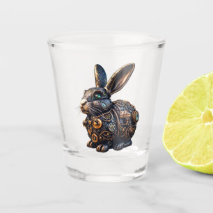 Verre A Shot Bunny de Pâques Steampunk