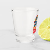 Verre A Shot Busan Corée du Sud Voyage Emblem (Gauche)