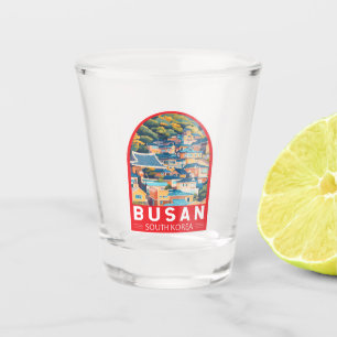 Verre A Shot Busan Corée du Sud Voyage Emblem