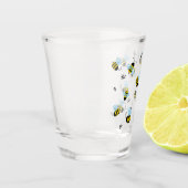 Verre A Shot Buzzing Bumble Bees Honeybees (Gauche)