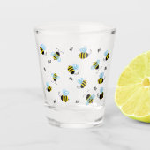 Verre A Shot Buzzing Bumble Bees Honeybees (Devant)