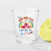 Verre A Shot Cabo San Lucas Mexique Personnalisation des vacanc (Devant)