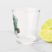 Verre A Shot Cactus aquarelle. (Droite)