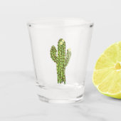 Verre A Shot Cactus de floraison de Saguaro (Devant)