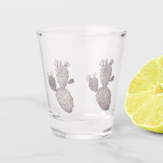 Verre A Shot Cactus du désert (Devant)