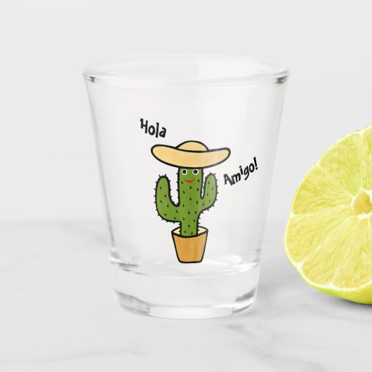 Verre A Shot Cactus mexicain mignon (Devant)