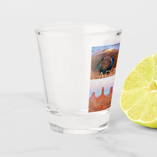 Verre A Shot Cactus Red Rock Sunset Nature Paysages Arizona (Gauche)