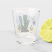Verre A Shot Cactus, succulents. (Dos)