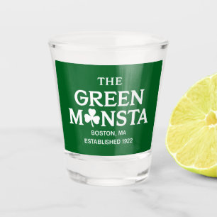 Verre A Shot Cadeau de baseball Green Monsta Boston Green Monst