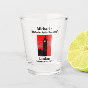 Verre A Shot Cadeau de fête de bachelor à Londres Angleterre Bi