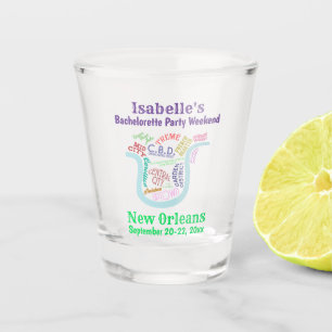 Verre A Shot Cadeau de Fête de Fiançailles pour un Voyage entre