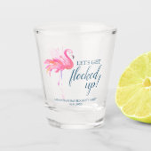 Verre A Shot Cadeau de fête de la mariée tropicale (Devant)
