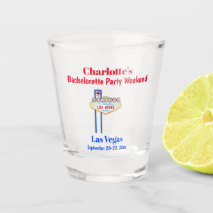 Verre A Shot Cadeau de fête d'enterrement de vie de jeune fille