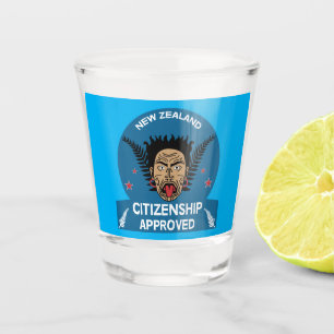 Verre A Shot Cadeau de la citoyenneté néo-zélandaise   Nouveau 