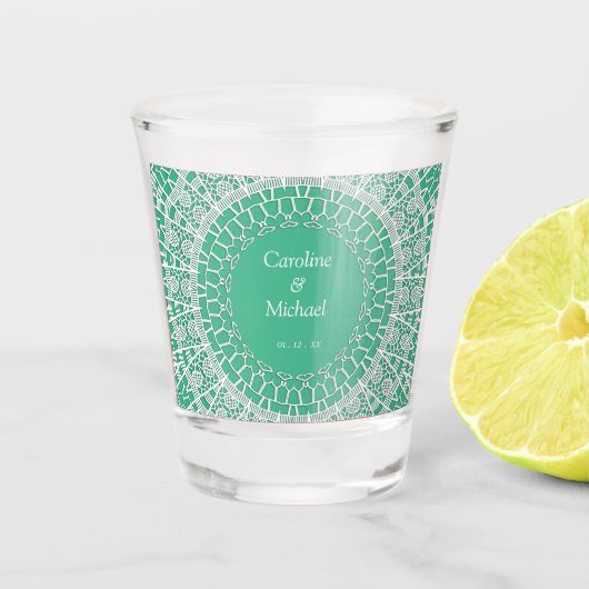 Verre A Shot Cadeau de mariage amusant pour une fête (Devant)