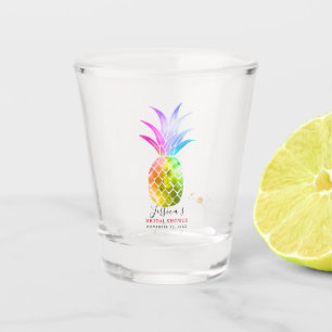 Verre A Shot Cadeau de mariage licorne arc-en-ciel Ananas