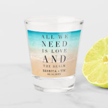 Cadeau de mariage Love and the Beach