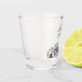 Verre A Shot Cadeau de mariage personnalisé à Raleigh Tchin-Tch (Gauche)