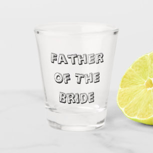 Verre A Shot Cadeau de mariage pour le père de la mariée, idée