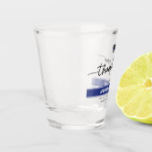 Verre A Shot Cadeau de retraite d'un policier de Merci sur mesu (Gauche)