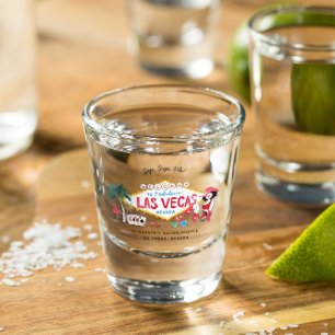 Verre A Shot Cadeau de weekend de Bachelorette Las Vegas