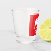 Verre A Shot Cadeau Farceur Eléphant Blanc (Gauche)