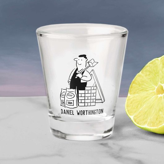 Verre A Shot Cadeau pour un Constructeur