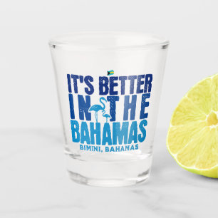 Verre A Shot Cadeau souvenir Bahamas : Bimini Bahamas Cruise