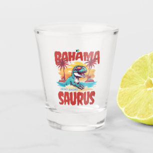 Verre A Shot Cadeau souvenir Bahamas : Grand Bahama Saurus T-Re