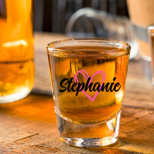 Verre A Shot Cadeaux de Fille d'Honneur de Mariage Personnalisé