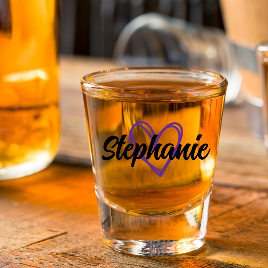 Verre A Shot Cadeaux de Fille d'Honneur de Mariage sur Mesure p