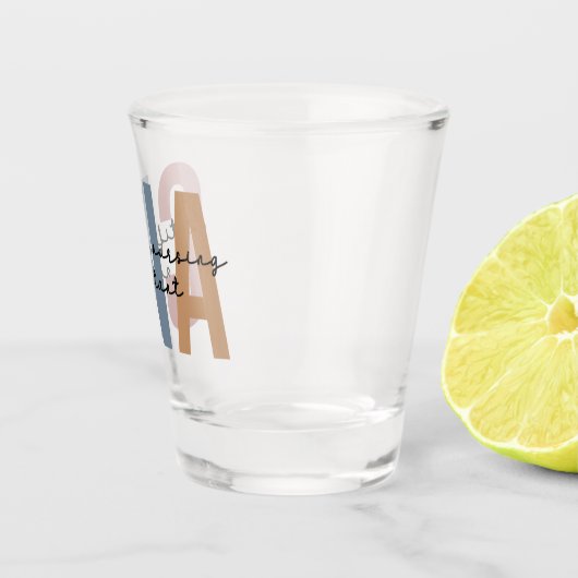 Verre A Shot Cadeaux de l'adjoint infirmier certifié rétro de l (Droite)