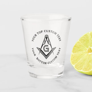 Verre A Shot Cadeaux maçonniques uniques | Freemason personnali