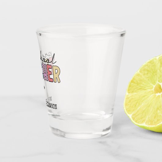 Verre A Shot Cadeaux personnalisés de l'enseignant préscolaire (Droite)