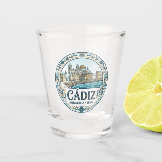 Verre A Shot Cadix Espagne (Devant)