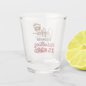 Verre A Shot Café Parce Que L'Adulte Est Dur (Dos)