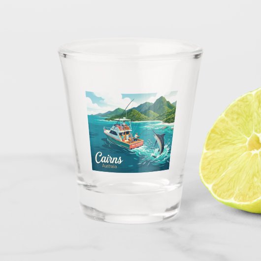 Verre A Shot Cairns Australie (Devant)
