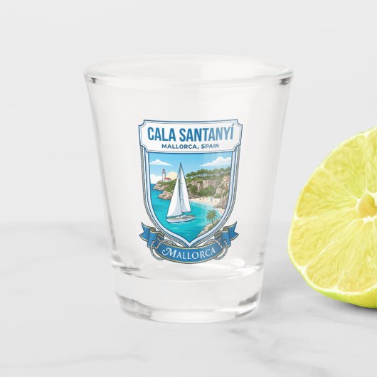 Verre A Shot Cala Santanyí Espagne (Devant)