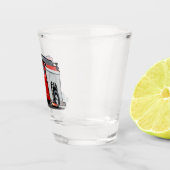 Verre A Shot Camion-feu de dessin (Droite)