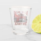Verre A Shot Camion remorque de dessin (Dos)