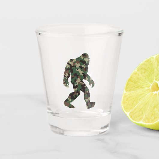 Verre A Shot Camo Bigfoot Sasquatch (Devant)